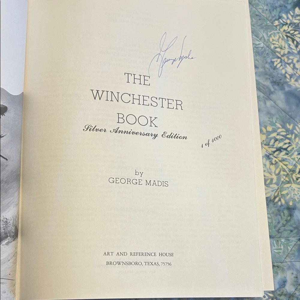 The Winchester Book Silver Anniversary Edition 1 of 1000 and signed by author. - Picture 2 of 11